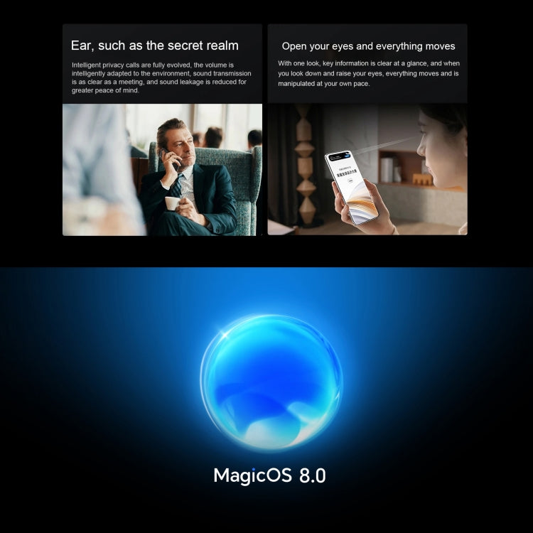 Honor Magic6 Ultimate, 16GB+1TB, 6.8 inch Magic OS 8.0 Snapdragon 8 Gen 3 Octa Core up to 3.3GHz, Network: 5G, OTG, NFC, Support Google Play(Black) - Honor by HONOR | Online Shopping UK | buy2fix