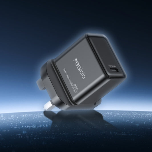 Yesido YC82 PD 30W USB-C/Type-C Interface GaN Fast Charging Charger(UK Plug) by Yesido