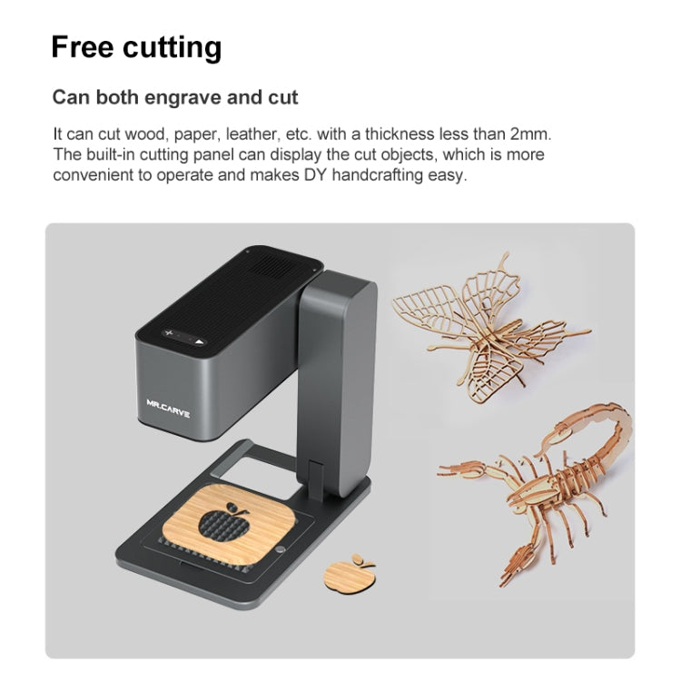 Daja C1 Portable 10W 0.05mm Engraving Laser Machine, US Plug - DIY Engraving Machines by DAJA | Online Shopping UK | buy2fix