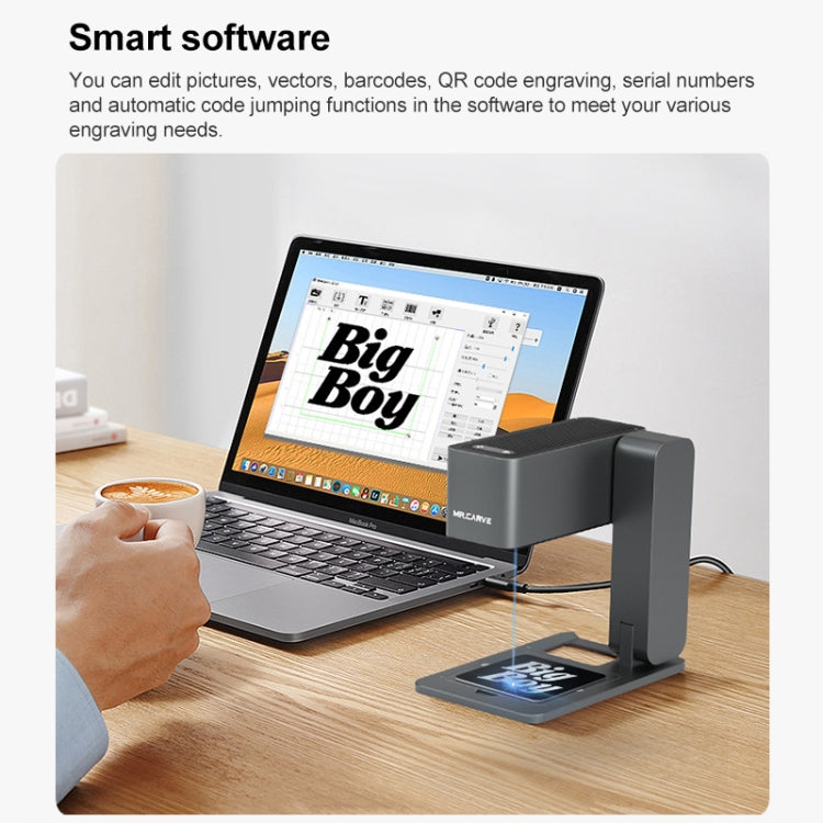 Daja C1 Portable 10W 0.05mm Engraving Laser Machine, UK Plug - DIY Engraving Machines by DAJA | Online Shopping UK | buy2fix
