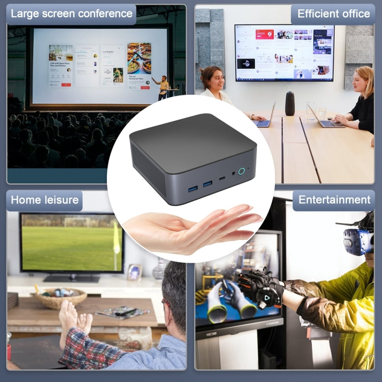 GXMO H90 Windows 11 Intel Core i7 11390H Processor Mini Computer, Specification:Without RAM & SSD by GXMO