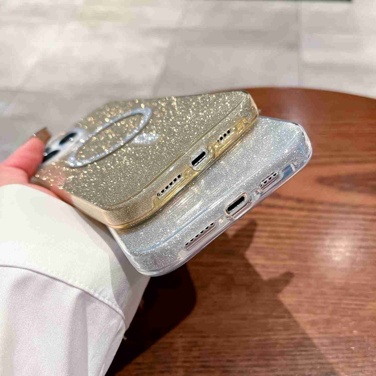 For iPhone 11 Glitter MagSafe Magnetic TPU Phone Case(Silver) by buy2fix