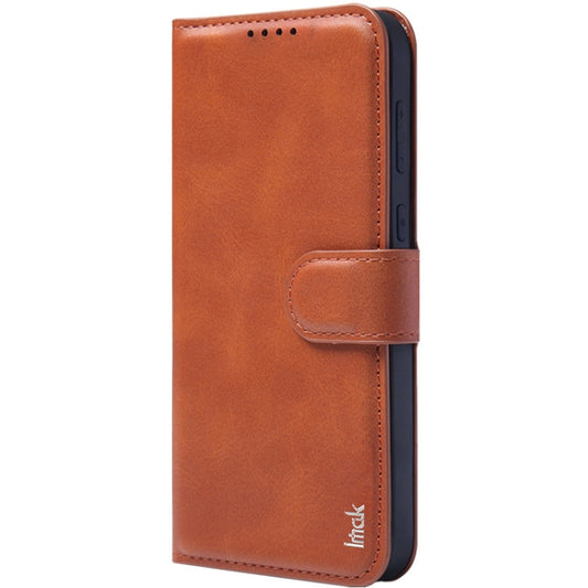 For Samsung Galaxy A55 5G IMAK Count Series Flip Leather Phone Case(Brown) by imak