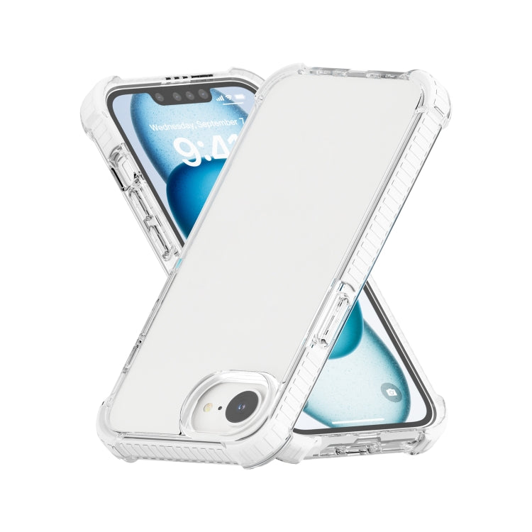 For iPhone 16e Acrylic Full Coverage Shockproof Phone Case(Transparent) - iPhone 16e Cases by buy2fix | Online Shopping UK | buy2fix