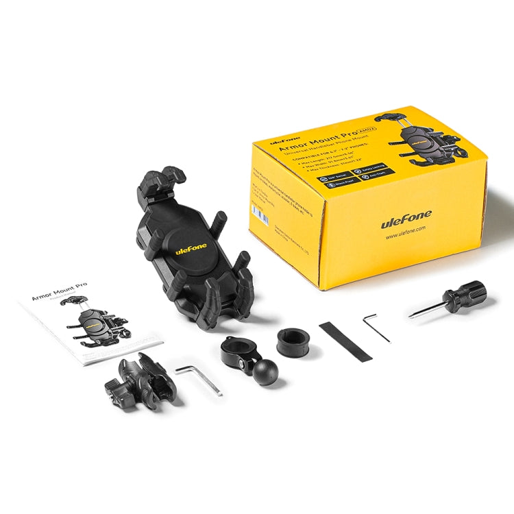 Ulefone Armor Mount Pro AM02 Universal Bicycle Handle Phone Holder(Black) by Ulefone