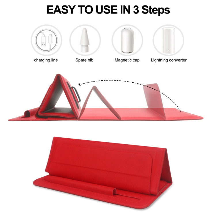 Fold Stand Magnetic Tablet Sleeve Case Liner Bag with Pen Slot For iPad 9.7 / 10.2 / 10.5 / 10.9 / 11 inch(Red) - iPad Pro 11 (2022/2021) Cases by buy2fix | Online Shopping UK | buy2fix
