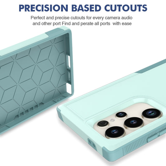 For Samsung Galaxy S24 Ultra 5G 2 in 1 PC + TPU Phone Case(Light Green) - Galaxy S24 Ultra 5G Cases by buy2fix | Online Shopping UK | buy2fix