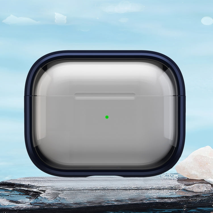 For AirPods Pro 2 TPU Hybrid PC Case with Holder(Dark Blue) - For AirPods Pro 2 by buy2fix | Online Shopping UK | buy2fix
