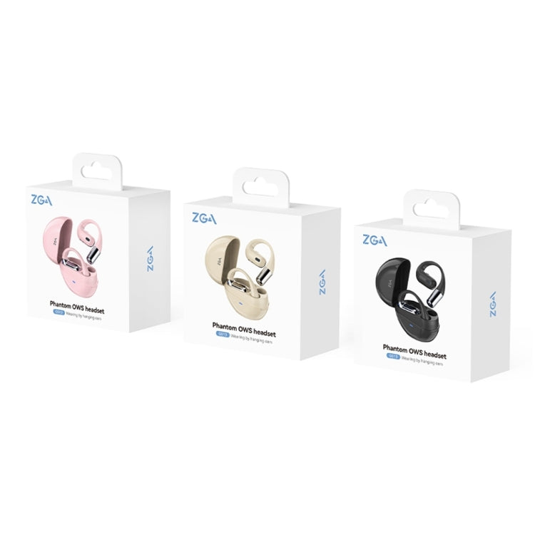 ZGA GS13 Phantom Open Wireless Bluetooth Earphone(Pink) by ZGA