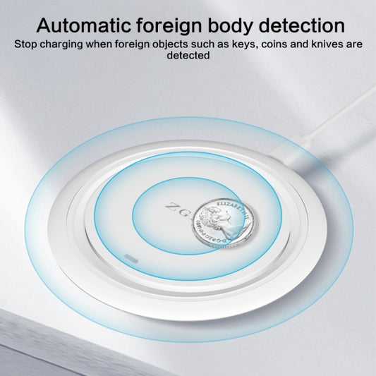 ZGA WX01S 15W Desktop Wireless Charger(Black) by ZGA