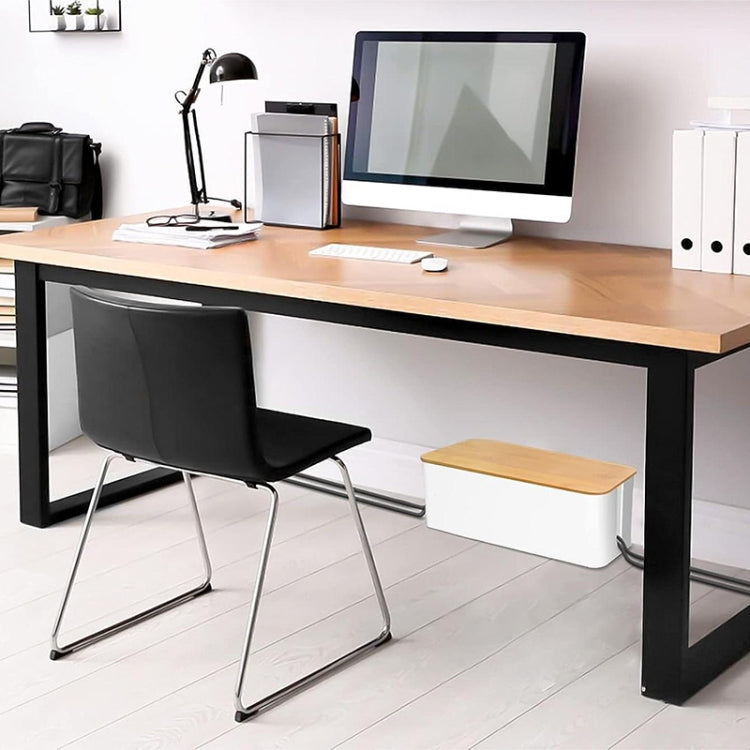 Wire Organizer Storage Box Power Strip Socket Junction Box, Size:Small(Black) by buy2fix