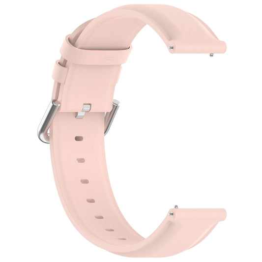 For CMF Watch Pro D395 / Watch Pro 2 22mm Round Tail Genuine Leather Watch Band(Pink) - Watch Bands by buy2fix | Online Shopping UK | buy2fix