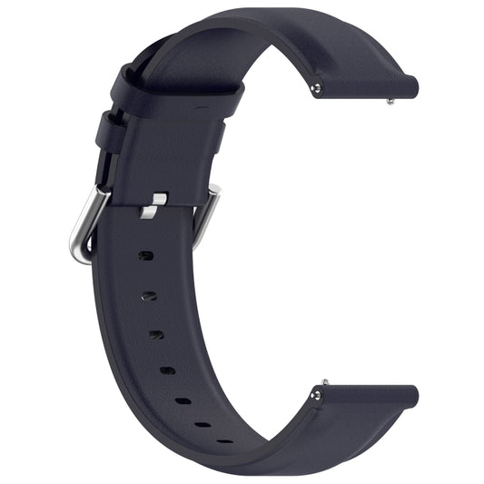 For CMF Watch Pro D395 / Watch Pro 2 22mm Round Tail Genuine Leather Watch Band(Navy Blue) - Watch Bands by buy2fix | Online Shopping UK | buy2fix