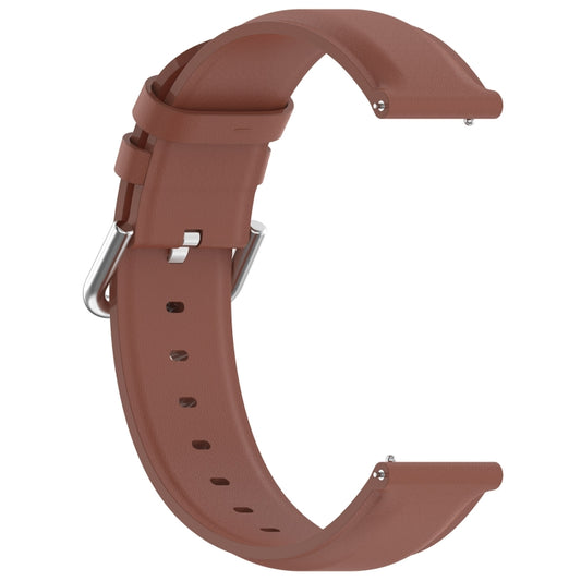 For CMF Watch Pro D395 / Watch Pro 2 22mm Round Tail Genuine Leather Watch Band(Brown) - Watch Bands by buy2fix | Online Shopping UK | buy2fix