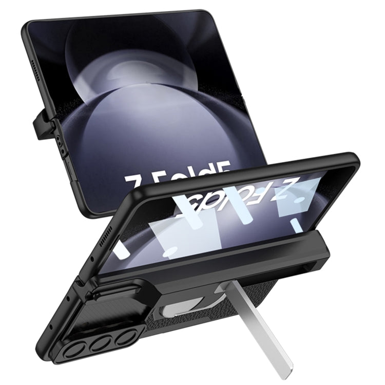 For Samsung Galaxy Z Fold5 GKK Integrated Magnetic Armor Full Coverage Phone Case(Brushed Texture) by GKK