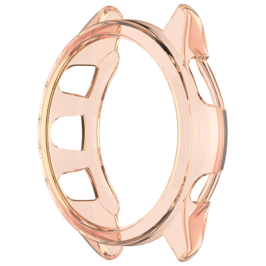 For Garmin Forerunner 165 / 165 Music Half Pack Hollow TPU Watch Protective Case(Transparent Pink) by buy2fix