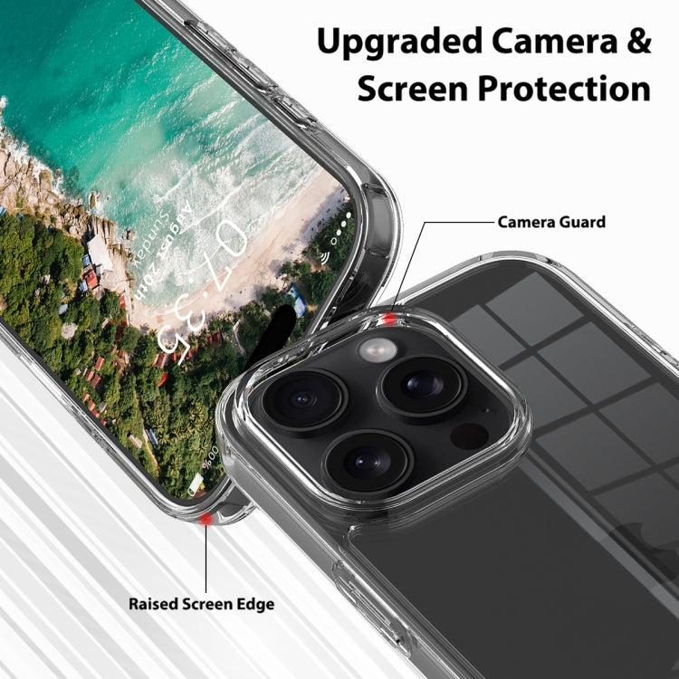 For iPhone 16 Pro Scratchproof Acrylic TPU Phone Case(Transparent) by buy2fix