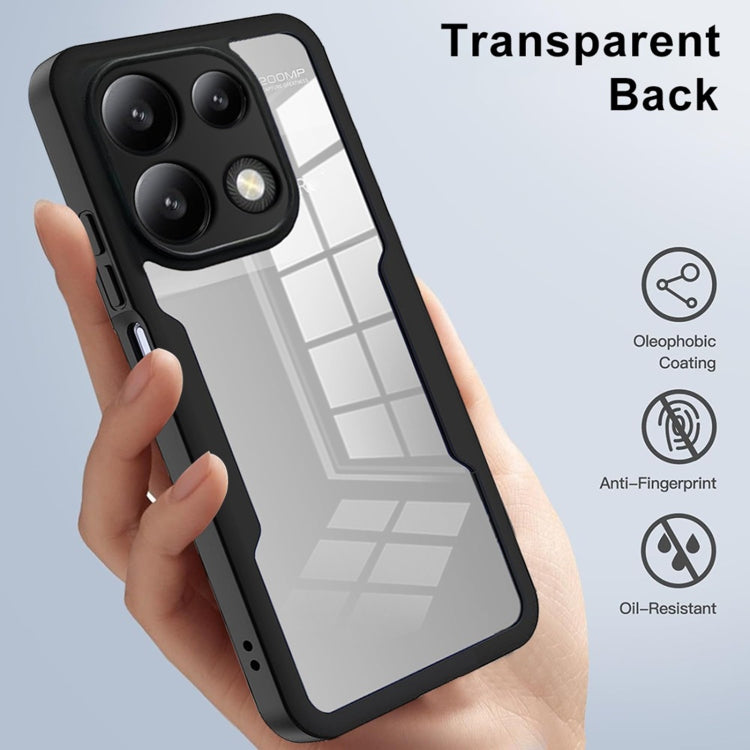 For Xiaomi Redmi Note 13 Pro 4G Acrylic + TPU 360 Degrees Full Coverage Phone Case(Pink) - Xiaomi Cases by buy2fix | Online Shopping UK | buy2fix