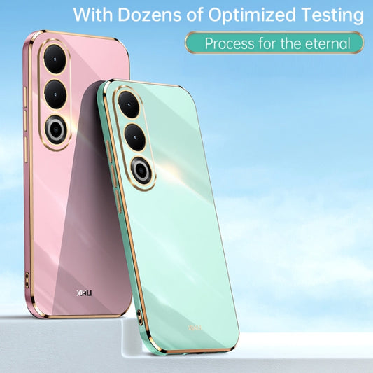 For OnePlus Ace 3V XINLI Straight 6D Plating Gold Edge TPU Phone Case(White) - OnePlus Cases by XINLI | Online Shopping UK | buy2fix