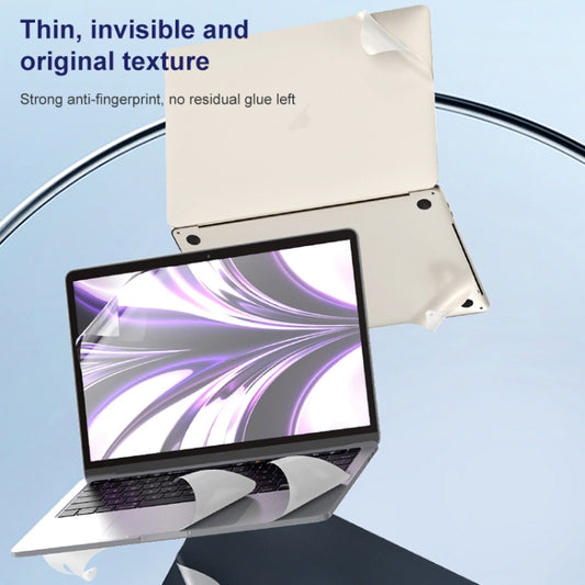For MacBook Pro 14.2 inch 2021 ZGA 5 in 1 Laptop All-round Protective Film(Grey) by ZGA