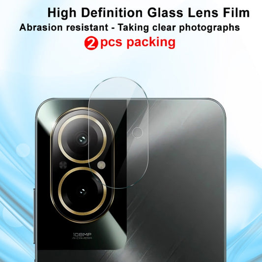 For Realme C67 4G Global 2pcs/Set imak HD Glass Rear Camera Lens Film by imak