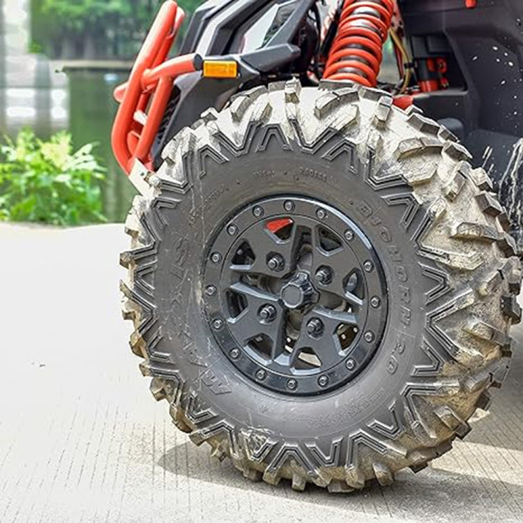 For Can-Am Maverick X3 Turbo R 2017-2020 4pcs/Pack ATV Tire Wheel Hub Caps Decorative Cover - Wheels Tires & Parts by buy2fix | Online Shopping UK | buy2fix