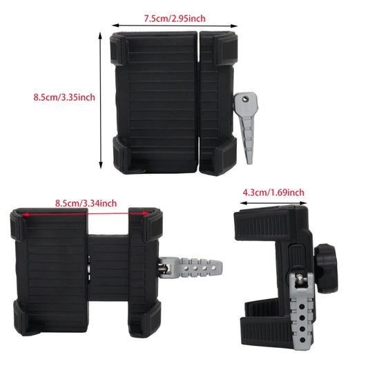 For Honda Gold Wing GL1800 F6B 2018-2024 Motorcycle Phone Navigation Holder(Black) by buy2fix