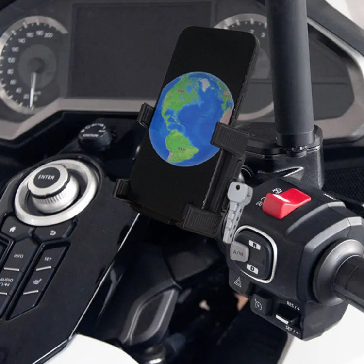 For Honda Gold Wing GL1800 F6B 2018-2024 Motorcycle Phone Navigation Holder(Black) by buy2fix