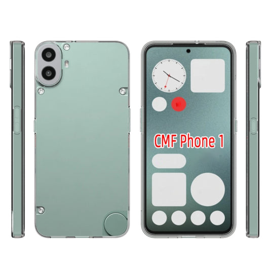 For Nothing CMF Phone 1 Waterproof Texture TPU Phone Case(Transparent) - Nothing Cases by buy2fix | Online Shopping UK | buy2fix