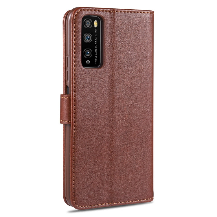 For Huawei Enjoy Z 5G AZNS Sheepskin Texture Horizontal Flip Leather Case with Holder & Card Slots & Wallet(Brown) - Huawei Cases by AZNS | Online Shopping UK | buy2fix