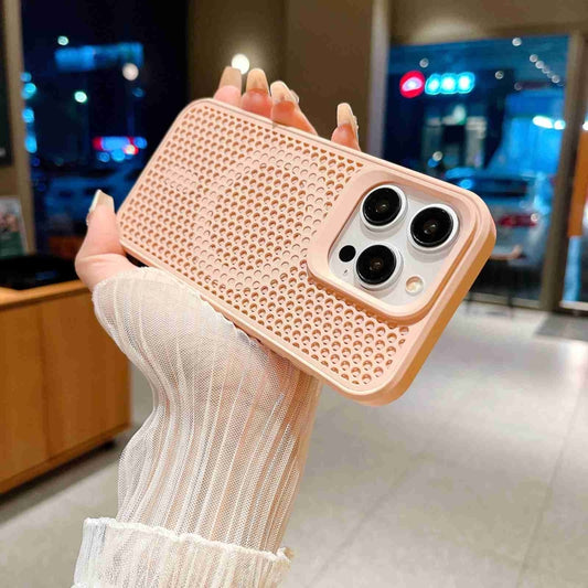 For iPhone 13 Pro MagSafe Magnetic Heat Dissipation Phone Case(Pink) by buy2fix