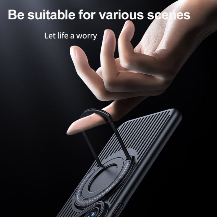 For Huawei Pura 70 Pro / Pura 70 Pro+ Cooling MagSafe Magnetic Ring Holder PC Phone Case(Purple) by buy2fix