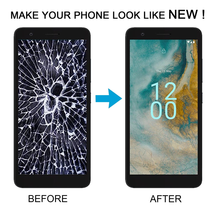 For Nokia C02 OEM LCD Screen with Digitizer Full Assembly - LCD Screen by buy2fix | Online Shopping UK | buy2fix
