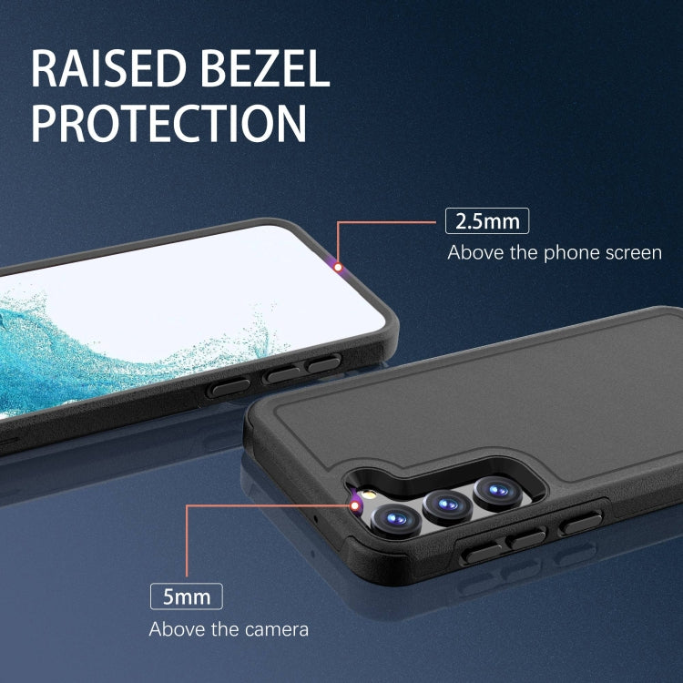 For Samsung Galaxy S23+ 5G RedPepper Armor PC Hybrid TPU Phone Case(Black) by RedPepper