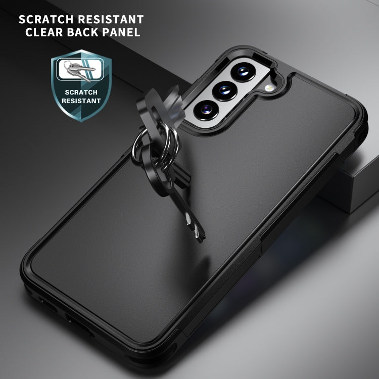 For Samsung Galaxy S22+ 5G RedPepper Armor PC Hybrid TPU Phone Case(Black) by RedPepper