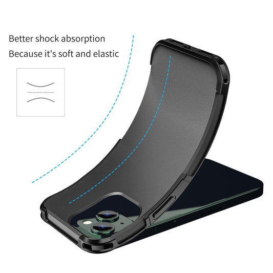 For iPhone 14 Plus RedPepper Armor Magsafe PC Hybrid TPU Phone Case(Black) by RedPepper