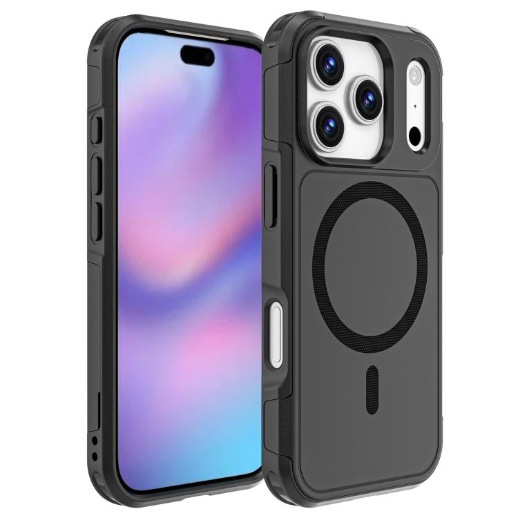 For iPhone 17 Pro RedPepper Armor Magsafe PC Hybrid TPU Phone Case(Black) - iPhone 17 Pro Cases by RedPepper | Online Shopping UK | buy2fix
