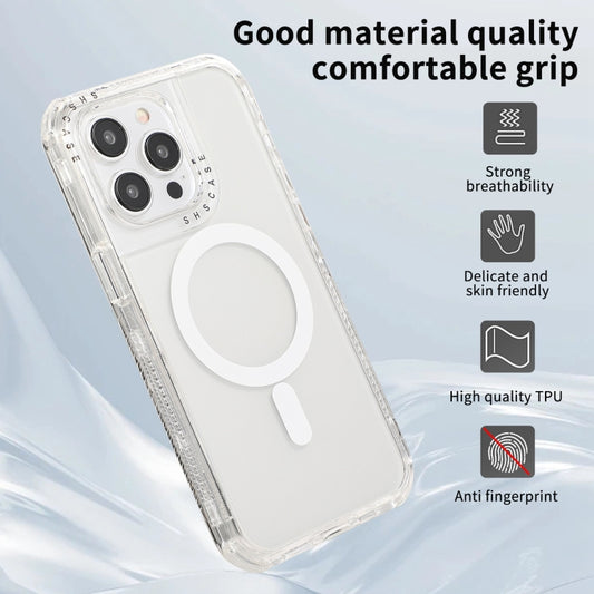 For iPhone 16 Pro Max Dreamland MagSafe Magnetic 3 in 1 TPU + PC Phone Case(Transparent) by buy2fix