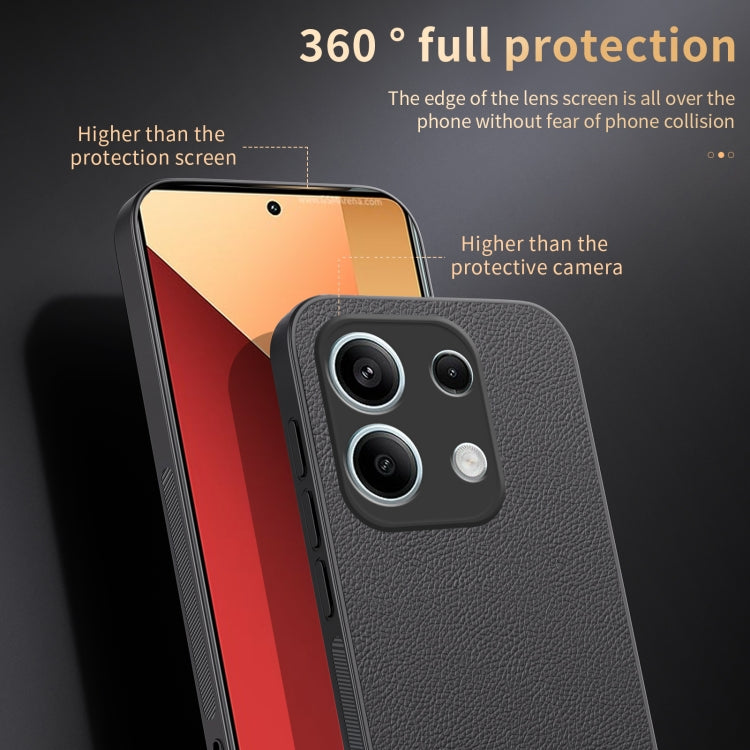 For Redmi Note 13 Pro 4G HUIYI Leather Magnetic Phone Case(Blue) - Xiaomi Cases by buy2fix | Online Shopping UK | buy2fix