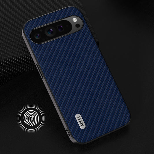 For Google Pixel 9 Pro ABEEL Carbon Fiber Texture Protective Phone Case(Dark Blue) by buy2fix