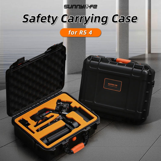 For DJI RS 4 Sunnylife Safety Carrying Case Waterproof Hard Case Box(Black) by Sunnylife