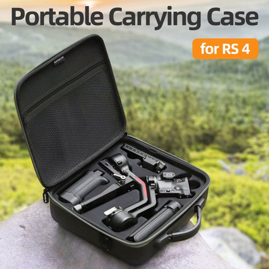 For DJI RS 4 Sunnylife Storage Case Box Suitcase(Black) by Sunnylife