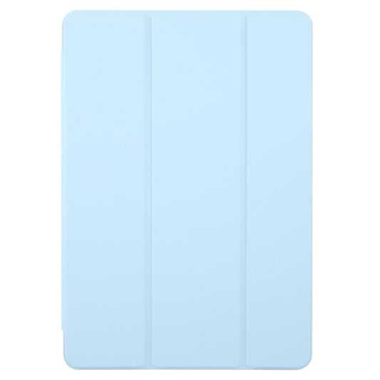 For Huawei MatePad Pro 11 2022/2024 Tri-fold Silicone Leather Tablet Case(Ice Blue) by buy2fix