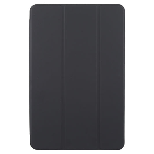 For Huawei MatePad SE 11 2024 Tri-fold Silicone Leather Tablet Case(Black) by buy2fix