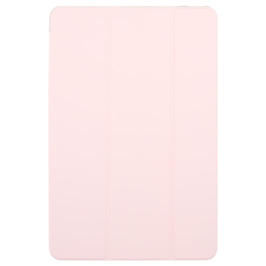 For Huawei MatePad SE 11 2024 Tri-fold Silicone Leather Tablet Case(Pink) by buy2fix