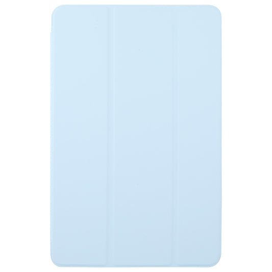 For Huawei MatePad SE 11 2024 Tri-fold Silicone Leather Tablet Case(Ice Blue) by buy2fix