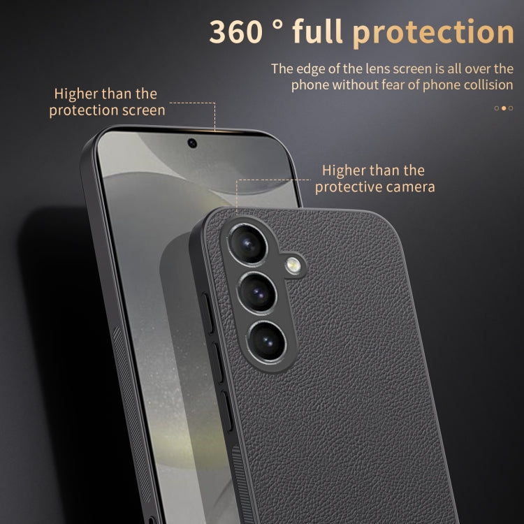For Samsung Galaxy S24 5G HUIYI Leather Magnetic Phone Case(Grey) - Galaxy S24 5G Cases by buy2fix | Online Shopping UK | buy2fix