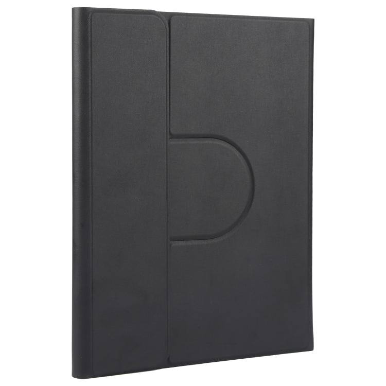 For Xiaomi Pad 6 Round Button Bluetooth Keyboard Rotatable Holder Leather Case with Touchpad(Black) - Xiaomi Keyboard by buy2fix | Online Shopping UK | buy2fix