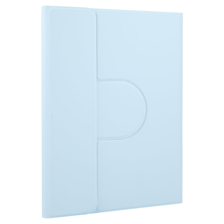 For Xiaomi Pad 6 Square Button Backlight Bluetooth Keyboard Rotatable Holder Leather Case(Sky Blue) - Xiaomi Keyboard by buy2fix | Online Shopping UK | buy2fix