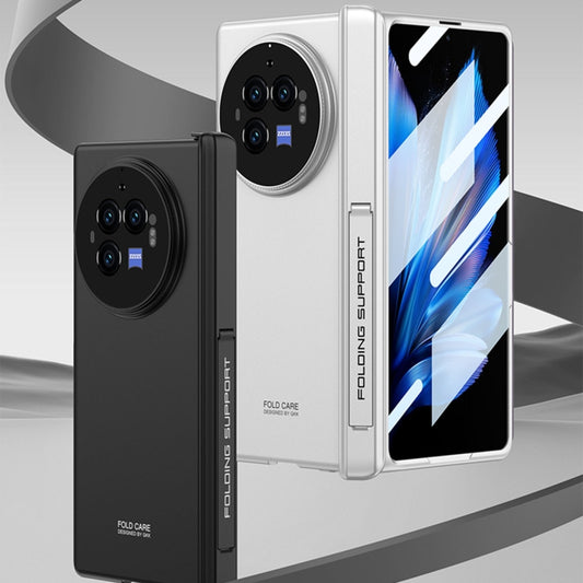 For vivo X Fold3 Pro GKK Integrated Magnetic Folding Hinge All-inclusive Phone Case(Silver) by GKK